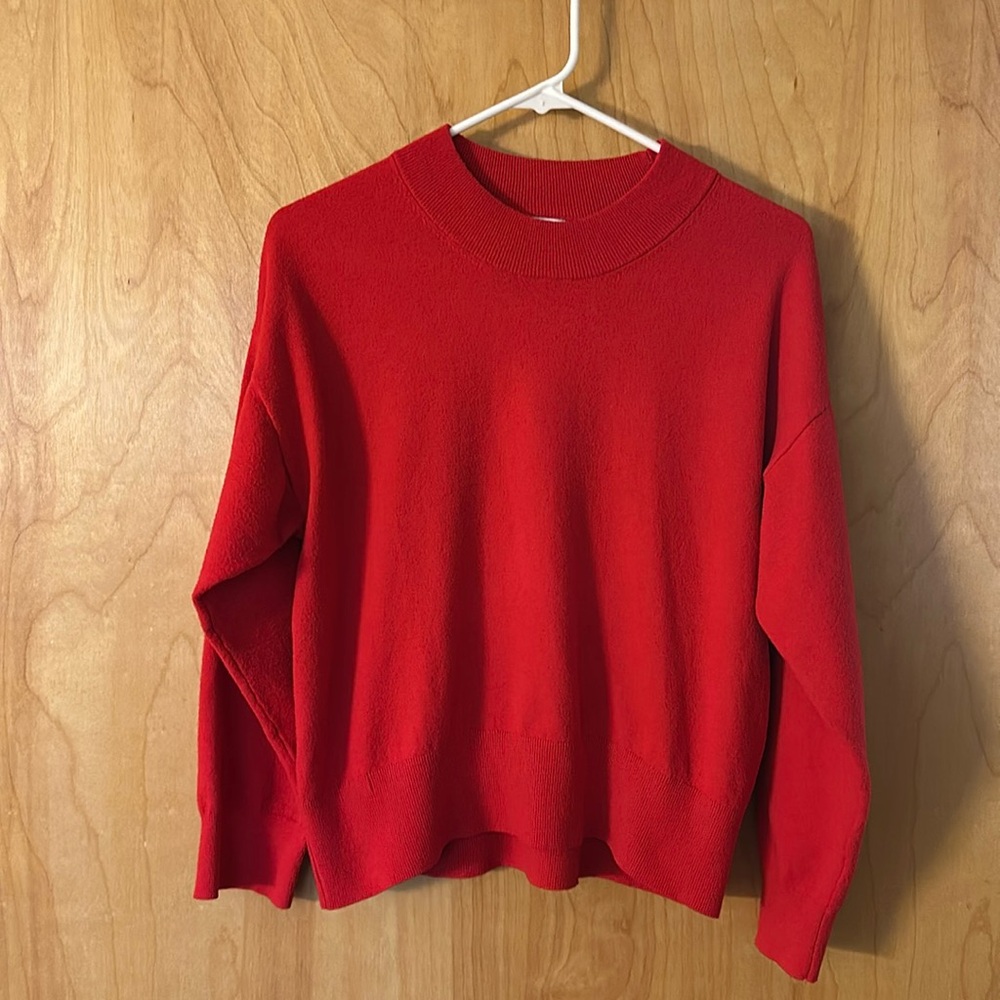 A New Day Bright Red Sweater